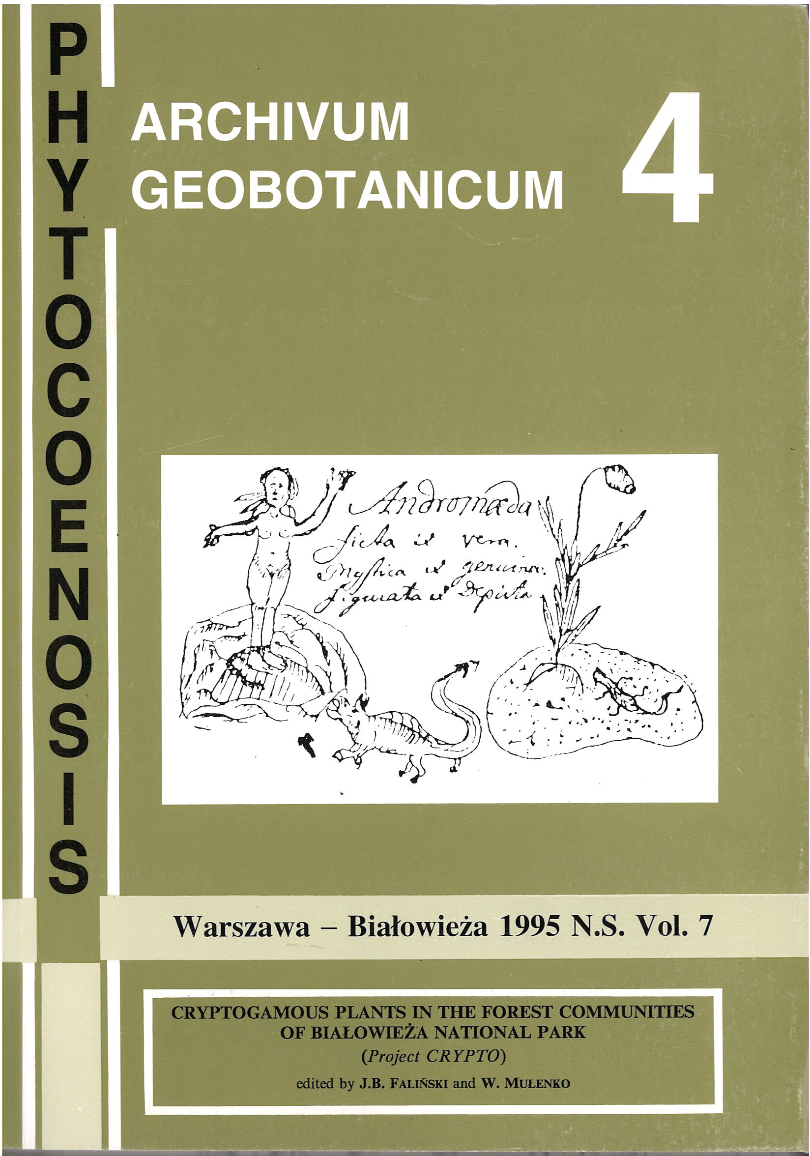 Phytocoenosis (N.S.) 7, Archivum Geobotanicum 4