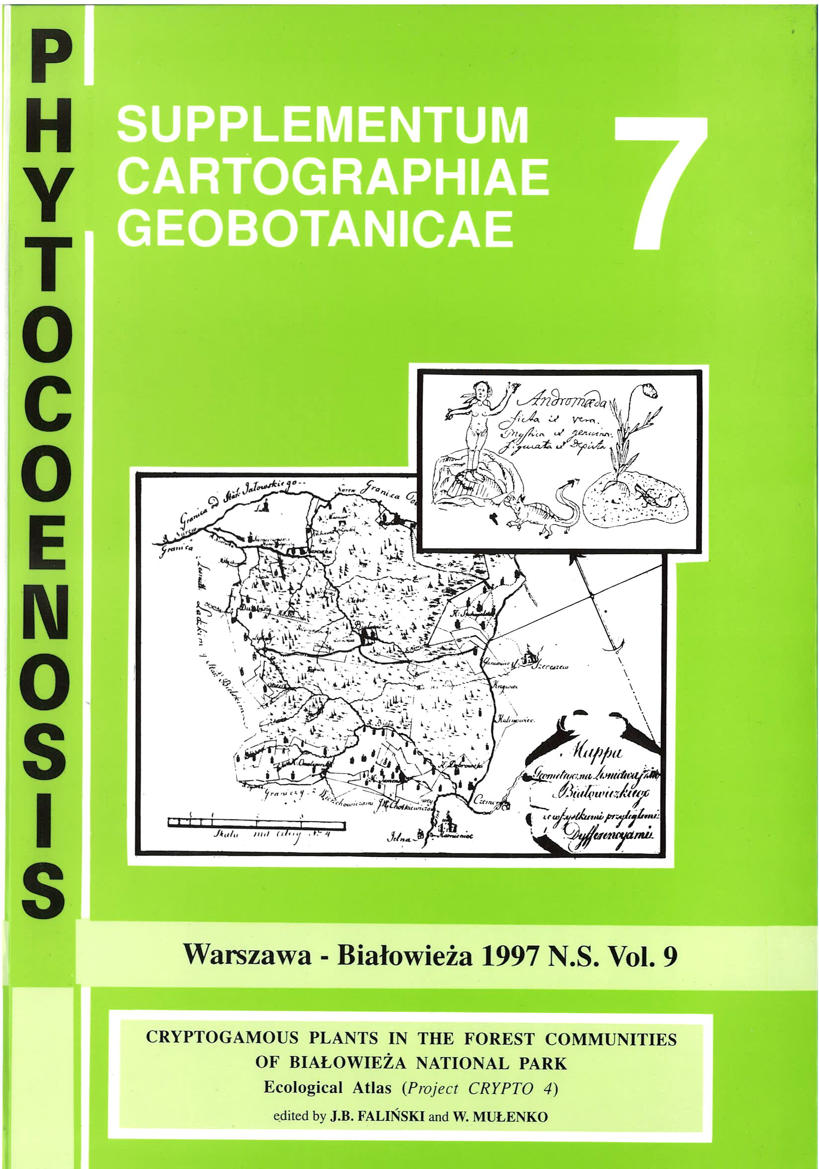 Phytocoenosis (N.S.) 9, Supplementum Cartographiae Geobotanicae 7