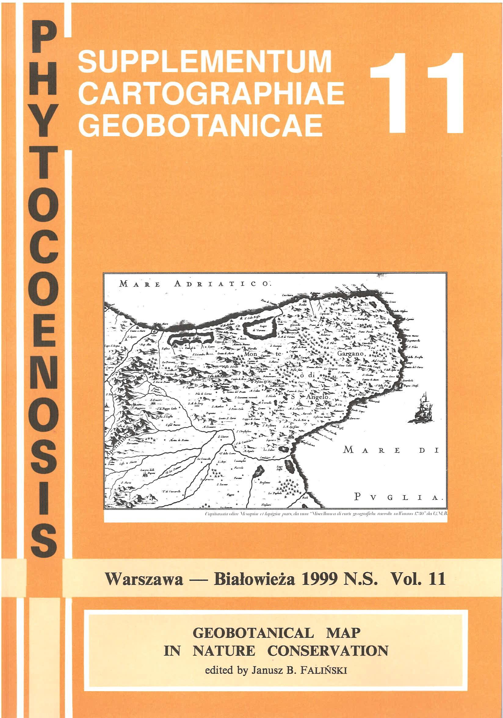 Phytocoenosis (N.S.) 11, Supplementum Cartographiae Geobotanicae 11