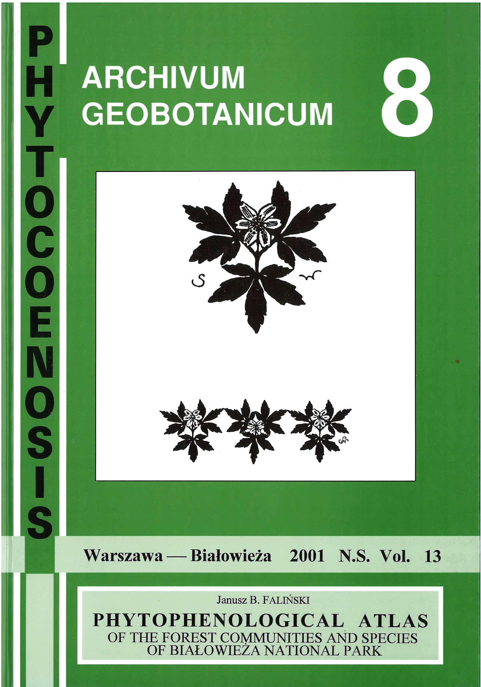 Phytocoenosis (N.S.) 13, Archivum Geobotanicum 8