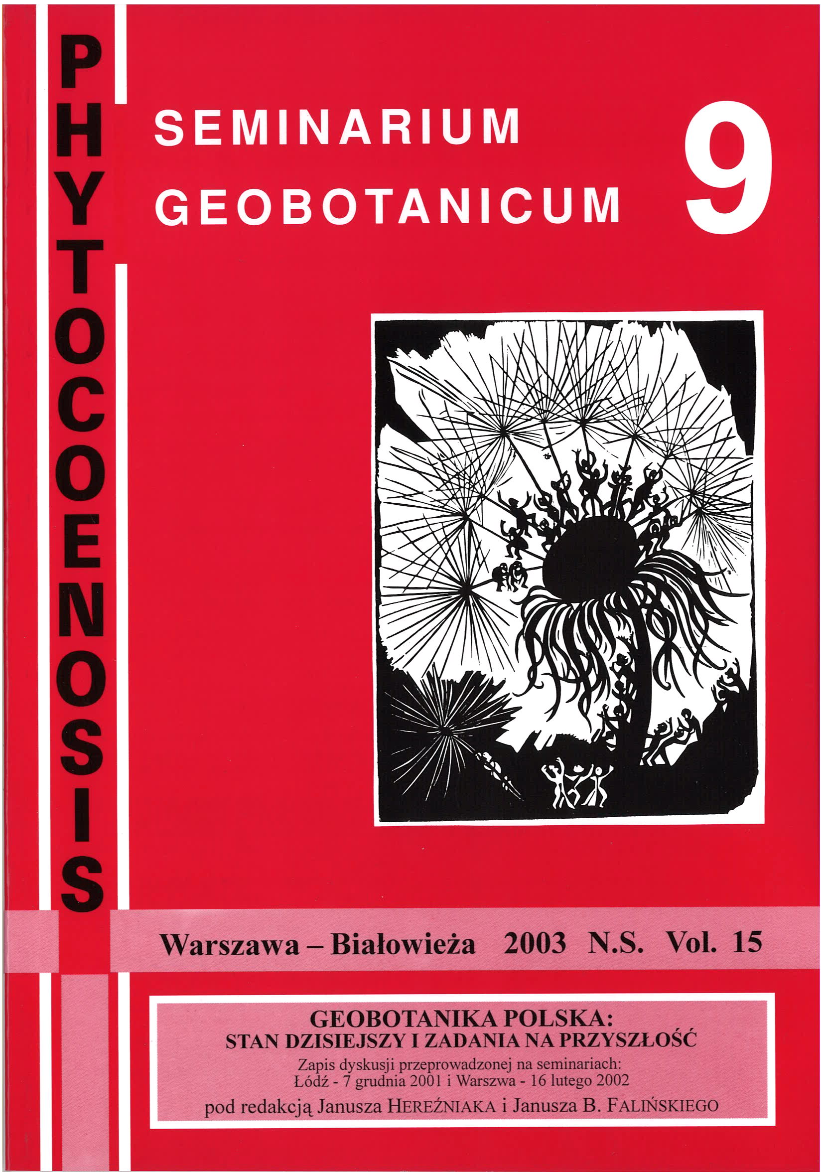 Phytocoenosis (N.S.) 15, Seminarium Geobotanicum 9