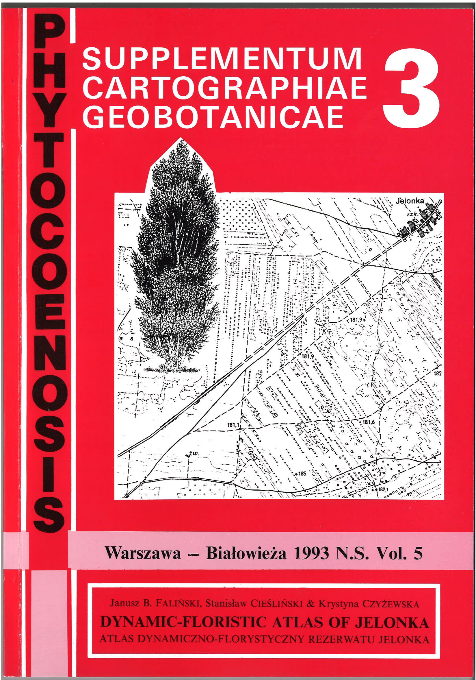 Phytocoenosis (N.S.) 5, Supplementum Cartographiae Geobotanicae 3